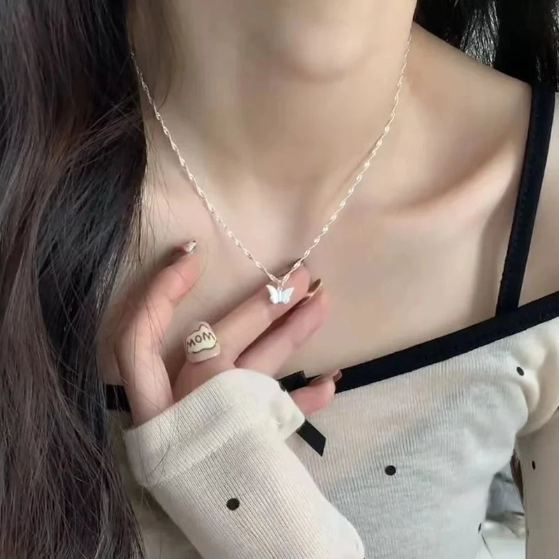 Sterling Silver Butterfly Necklace