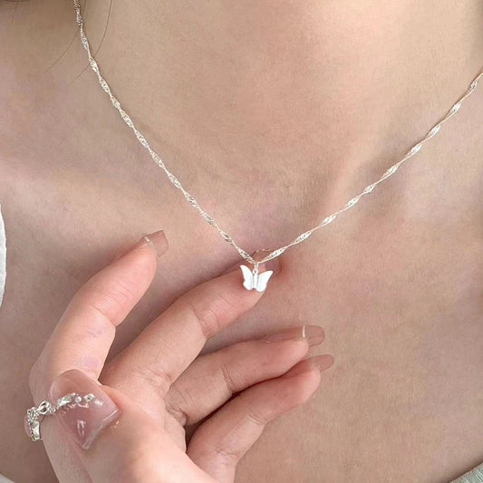 Sterling Silver Butterfly Necklace