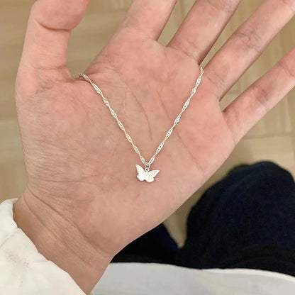 Sterling Silver Butterfly Necklace